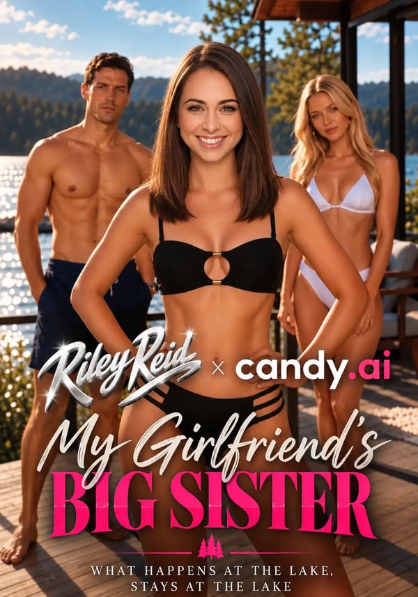 My Girlfriend’s Big Sister Is Riley Reid Candy Shorts poster with Riley Reid