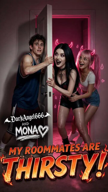 My Roommates Are Thirsty! Candy Shorts poster with Mona Newman