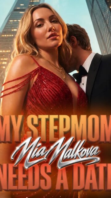 My Stepmom Mia Malkova Needs a Date Candy Shorts poster with Mia Malkova