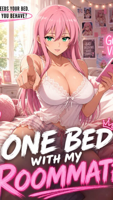 One Bed with My Roommate Candy Shorts poster