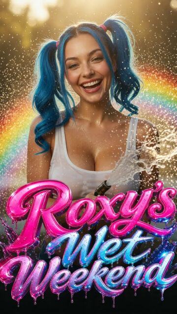 Roxy’s Wet Weekend Candy Shorts poster