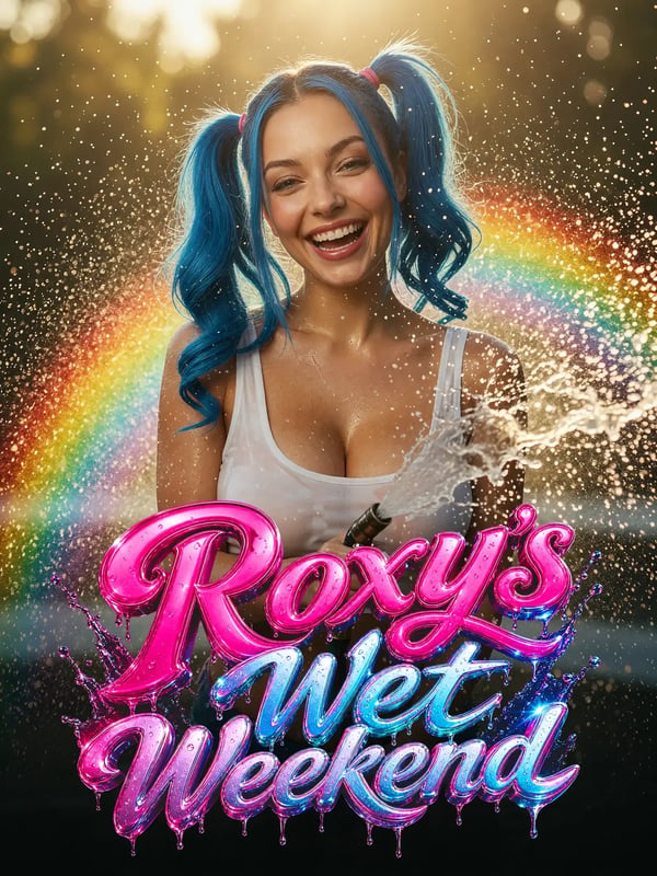 Roxy’s Wet Weekend Candy Shorts poster