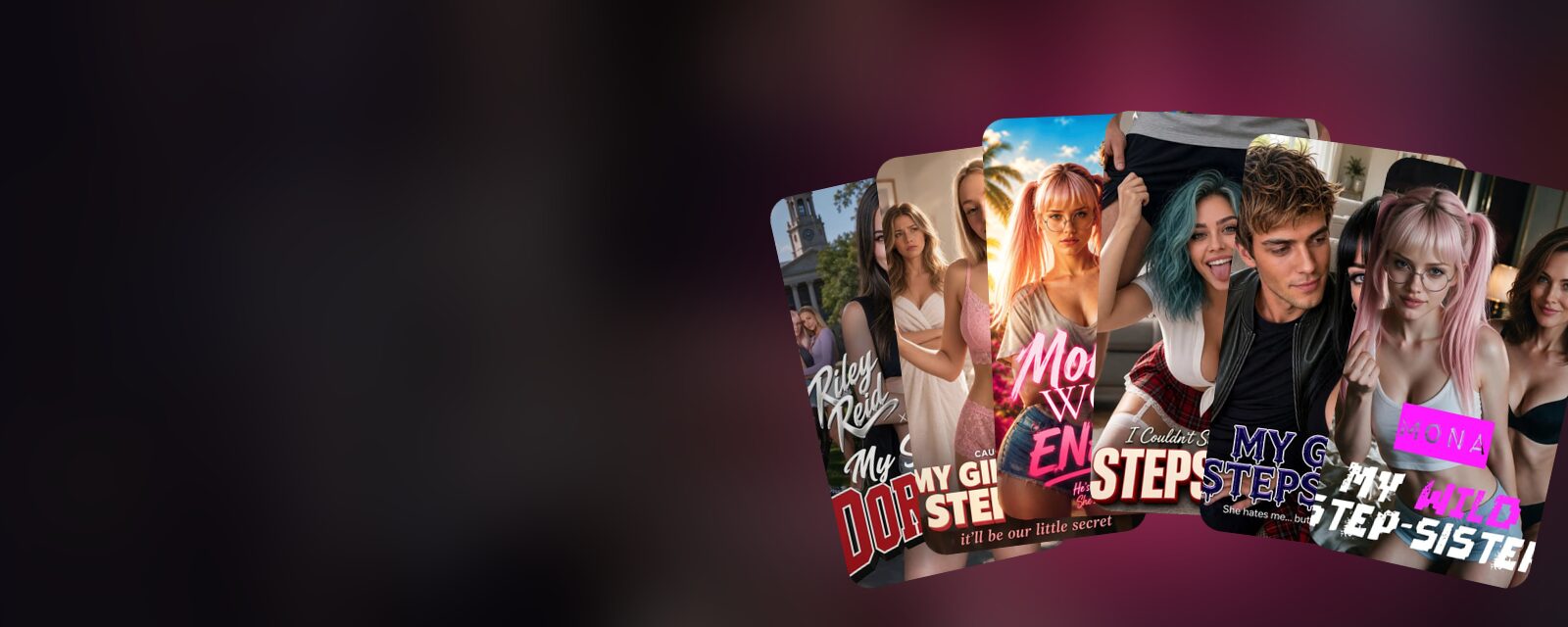 Stepsister Candy Shorts series posters