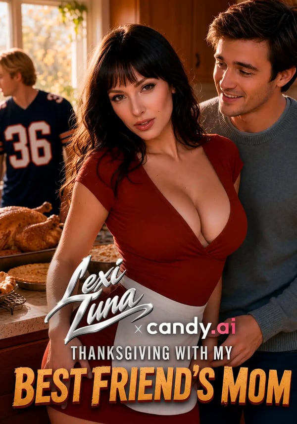Thanksgiving with My Best Friend’s Mom Candy Shorts poster with Lexi Luna